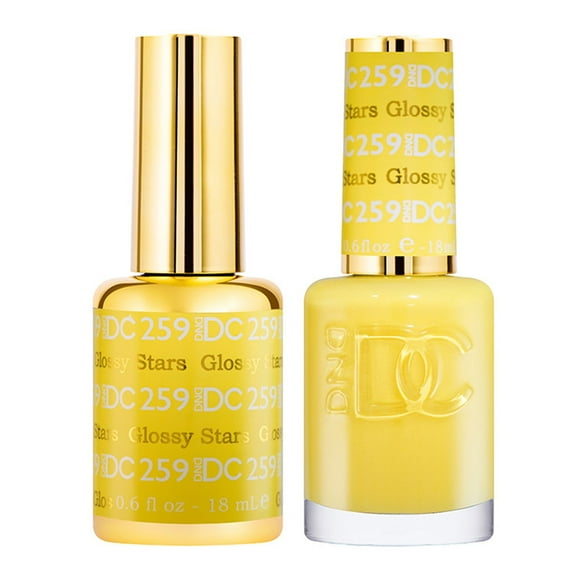 DND DC Soak Off Gel Polish   Matching Nail Polish Duo 259 Glossy Stars