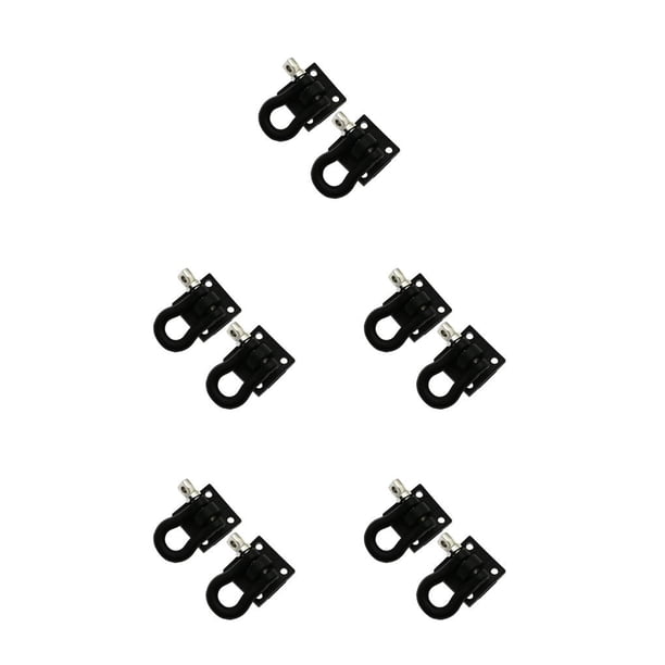 Bewildely 2 piezas de ganchos de remolque de coche RC modelo de simulación de vehículo hebillas de Metal reemplazo de suministros de automóvil para Negro 5piezas Bewildely CBP183975