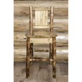 thumbnail image 1 of Montana Woodworks MWGCBSWNR24LZPINE Glacier Country Counter Height Back Barstool with Laser Engraved Pine Tree Design, 1 of 1