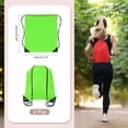 thumbnail image 2 of Drawstring Backpack Bags, 2 Pack Sports Cinch Sack for Gym Yoga Travel Swimming Beach Light Green, 2 of 6