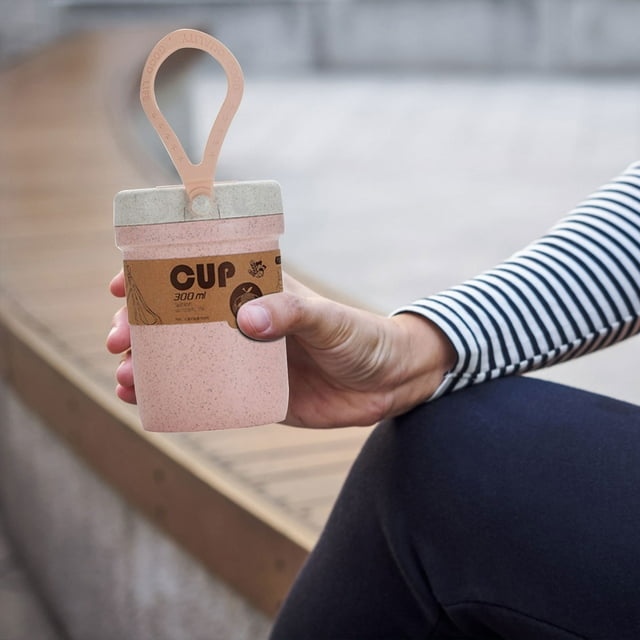 Boovnll Water Bottles, Breakfast Soup Cup Portable Sealed Soup Cup Soup Cup with Spoon Can Be Heated in A Microwave Oven, Water Bottle, Bottle, Waterbottles
