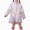 A20-Pink, variant on Hooded Transparent Raincoat Girl Boys Rain Coat Hooded Outdoors Clear Waterproof Kids Toddler Children's Rainwear Protective Covers,Yellow,XL