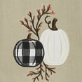 thumbnail image 3 of Park Designs Check And Cream Pumpkin Dishtowel Set of 2, 3 of 3