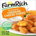 Farm Rich Breaded Wisconsin Cheddar Cheese Curds in a Crispy Coating