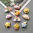 thumbnail image 2 of 6~12pc Cute Cartoon Mini Fridge Magnet Food Rabbit Flower Refrigerator Magnetic Stickers Fridge Magnet Home Decor, 2 of 4