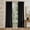 Black, variant on NICETOWN Room Darkening Velvet Curtains, Sage Green, 52" W x 95" L, 2‑Panel Set