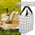 thumbnail image 2 of Canvas Lunch Bag Portable Lunch Bag Reusable Bento Box Bag Lunch Box Pouch, 2 of 4