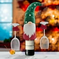 thumbnail image 3 of Fiudx Portabotellas Navideño de Papá Noel, Soporte Metálico para Botellas y Copas, Brazos Extraíbles para Fácil Almacenamiento, Decoración Festiva de Mesa, Regalo de Navidad para Familiares y Compañe, 3 of 7