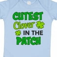 thumbnail image 4 of Inktastic Cutest Clover in the Patch with Four Leaf Clovers Boys or Girls Baby Bodysuit, 4 of 5