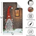 thumbnail image 5 of Winter Gnomes Lantern Kitchen Dish Towels Set of 4, Dwarfs Snowflake Landscape Dishcloths Absorbent Lint-Free Towel 18x28Inch Drying Clean Cloths Home Daily Use, 5 of 7