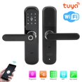 thumbnail image 2 of Smart Door Lock,Smart Door Lock Security Digital Smart Door Lock Fingerprint Door Lock Streamlined Design, 2 of 8