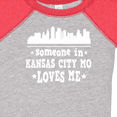 thumbnail image 4 of Inktastic Kansas City Missouri Loves Me Skyline Boys or Girls Baby Bodysuit, 4 of 5