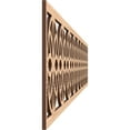 thumbnail image 3 of Ekena Millwork 46 5/8"W x 8"H x 1/4"T Blume Fretwork Moulding, Red Oak, 3 of 13