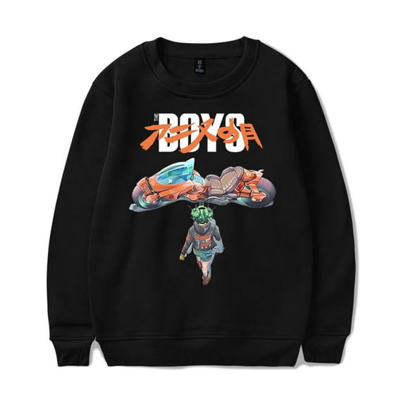 The Boys Merch Sweatshirt Anime Eyes Em-j Hoodie Fashion Unisex Men Women Tracksuit Pullover Coat