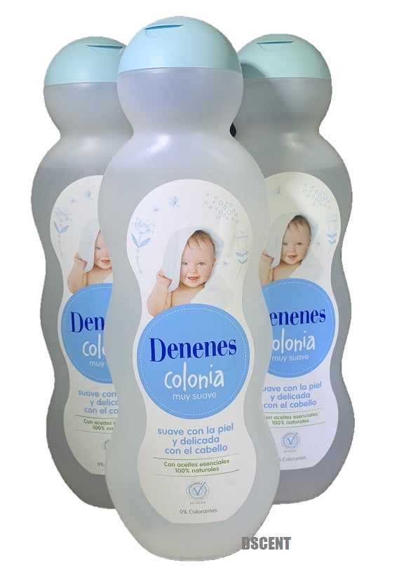 3 Pack Denenes Gentle Baby Cologne 600 ml each Colonia para Bebe