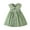 Green, variant on 9 Months Baby Girls Dress Infant Girls Summer Sleeveless Dress 12 Months Girls Embroidering Collar Solid Color Dress Green