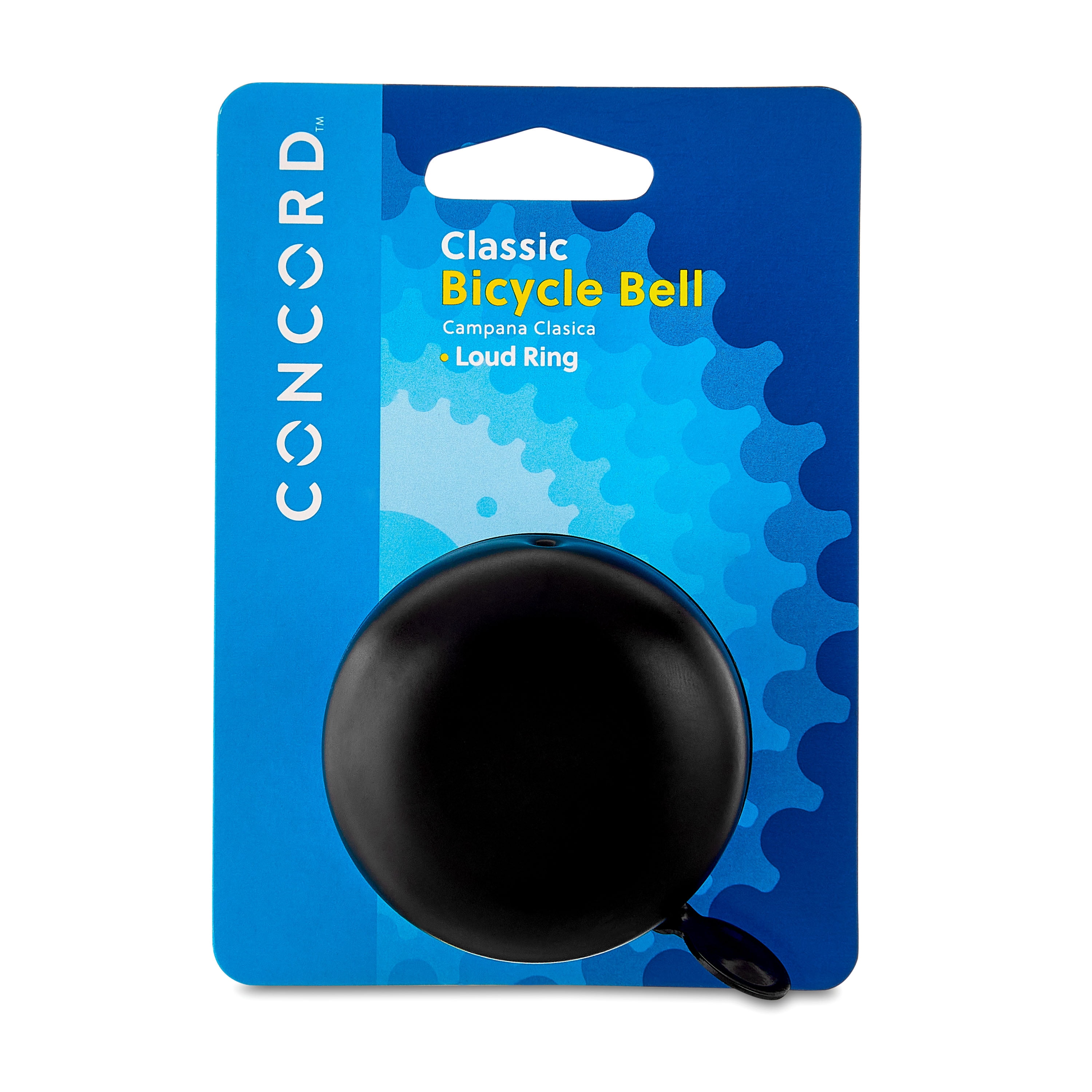Concord Classic Bicycle Bell, Metal, Universal Fit, Black