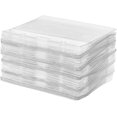 thumbnail image 2 of Cordón con porta credencial, cordón horizontal para 50 porta credencial, protector de credencial de plástico transparente impermeable, 2 of 4