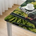 thumbnail image 5 of WYYP Birds Trees Bushes Square Tablecloth Full Width Single-Sided Printing 100% Polyester Fiber 46*46, 5 of 8