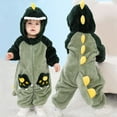 Baby Jumpsuit Snowsuit Lined Outfits Warm Hooded Romper Girl And Boy
