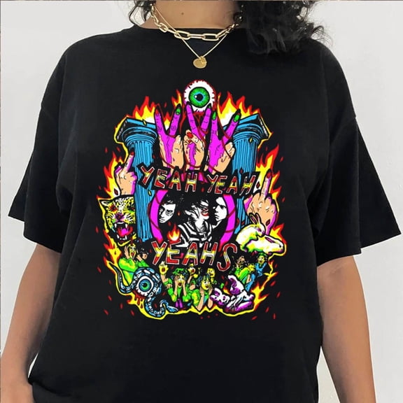 Rare Yeah Yeah Yeahs Men Black All Size SR071.6