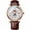 rose white brown, variant on Men Calendar Moon Phase Multifunctional Vintage Wristwatch Analog Automatic Mechanical Self-Wind Stylish Wrist Watch Steel or Leather Band Sapphire Waterproof Luminous Business Clock