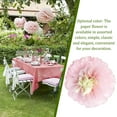 thumbnail image 3 of Decoraciones florales de flores de papel Billuyoard Flor de boda Rosa Claro 30 cm HA060500-04, 3 of 6