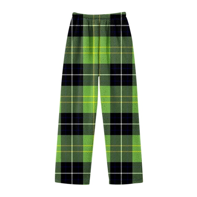 Kids' Fashion Regular Plaid Flannel Pants Leggings