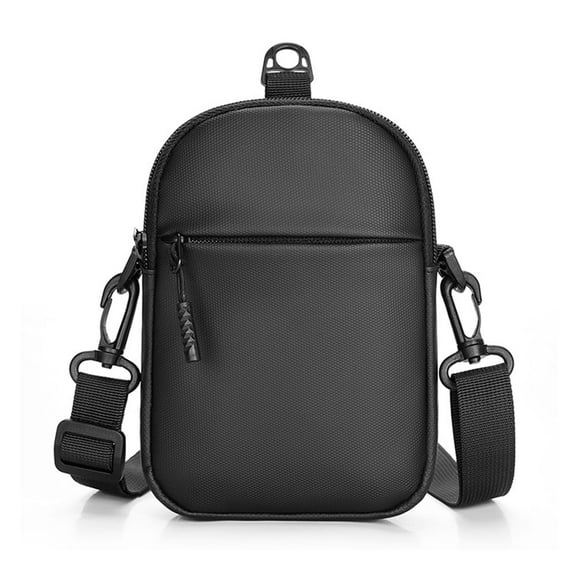 Bopika Mini Sling Bag for Men and Women, Crossbody Bag for Hiking, Travel, Sport, and Running, Black