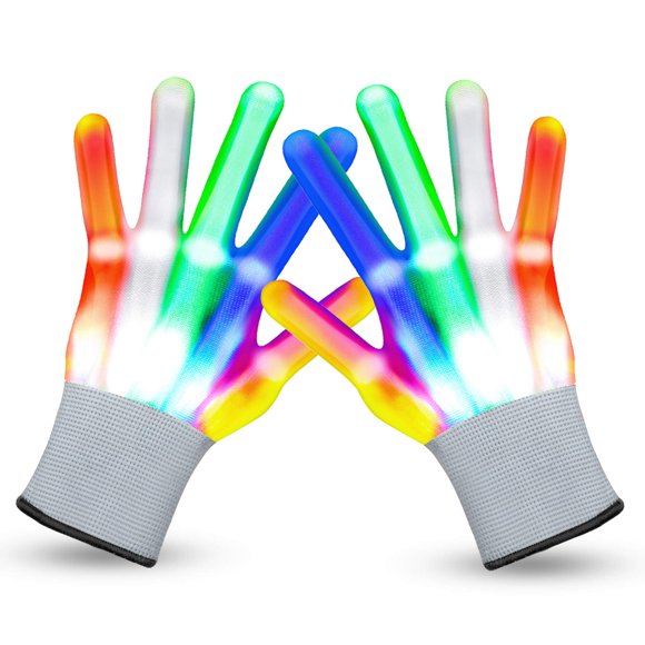 Guantes LED VWMYQ, divertidos juguetes navideños para niños de 3 a 10 años