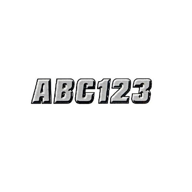 Hardline SIBLK500 2 in. Letter & Number Kit - Silver, Black