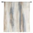 thumbnail image 2 of Beige Gray Semi Sheer Curtains Drapes for Living Room, Bedroom, French Doors Window 54 Inches Long, Abstract Grunge Mottled Neutral Texture Rod Pocket Chiffon Curtain Drapery Voile Draperies Panel, 2 of 6