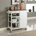 thumbnail image 2 of Inroom Design de Meubles Y05-WH Chariot de Cuisine, 2 of 3