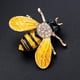 thumbnail image 4 of Ramo de imitación Hugo Alfileres de Cristal esmaltados broches Joyería para Mujer Pin de broche de insecto de abeja, 4 of 10