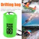 thumbnail image 5 of Organizador Bolsa seca impermeable JShteea Libre de BPA Saco Natación Kayak River Trekking 10L Verde, 5 of 8