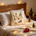 thumbnail image 4 of KFUIRDE Christmas-Printed Cushion Cover 18x18in, 3D Printed Sofa Pillow with Festive Christmas Theme, Decorative Cushion Case for Couch Living Room, Xmas Holiday Home Decor A, 4 of 5