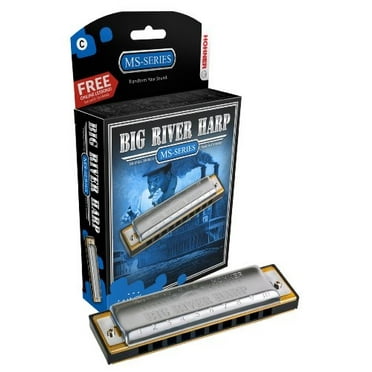hohner 590bx-g#/ab big river harmonica, key of g#/ab