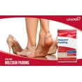 thumbnail image 2 of LEADER Moleskin Pads, Protects from Shoe Friction, Blisters, Corns, Calluses, Extra Thick Padding, Cushioning & Pain Relief, Trim Moleskin Sheets to Fit, Strip Size 4 5/8?? x 3 3/8??, 3 Strips, 2 of 5