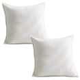 thumbnail image 1 of Paquete de 2 fundas de almohada de 18 x 18 pulgadas, fundas de almohada de chenilla suave para sofá, sala de estar, sofá, fundas teñidas sólidas, 1 of 5