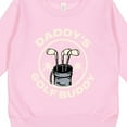 thumbnail image 3 of Inktastic Daddy Golf Buddy Toddler Sweatshirt, 3 of 4