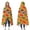 Orange Dinosaur Volcano, variant on Wearable Blanket,Orange Cartoon Black White Dinosaurs Pattern Hooded Wearable Flannel Blanket for Adults & Teens,Winter Poncho Shawl Wrap Cape Cozy Anti-Pill,50"x60"