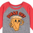 thumbnail image 3 of Instant Message - Fall - Piece Out Pumpkin Pie - Toddler & Youth Raglan Graphic T-Shirt, 3 of 7
