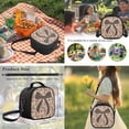 thumbnail image 6 of Yspwyqan Brown Bow Backpack Set Ages 8-15, Desert Tan Camo Girls Backpack and Lunch Box Set 4Pcs, 17 Inch Lightweight Casual Daypack for School Hiking, 6 of 7