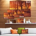 thumbnail image 3 of Bancs Enneigés en Soirée - Impression sur Toile Paysage, 3 of 4