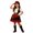 Red, variant on Pandaie Girls Pirate Themed Headscarf Dress Set Ruffle Trim Skirts Outfit 5T 6T 7T 8T Halloween Party Costume Red,7-8 Years
