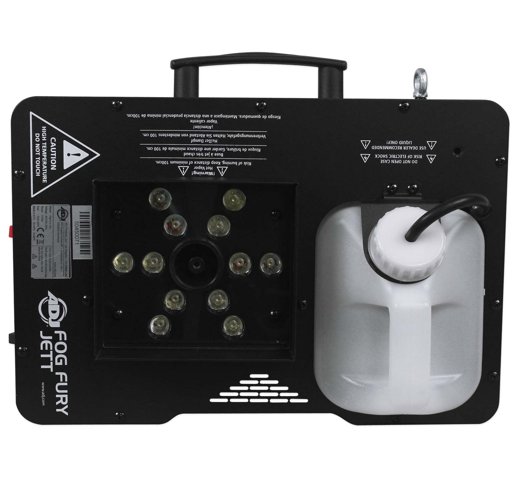 American DJ Fog Fury Jett Vertical Fog Machine +Wireless Remote+Par Light+Cable