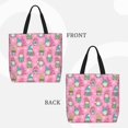 thumbnail image 2 of Easygdp pink Holiday Joy Bolsa Tote para Mujer, Bolso de Hombro para Trabajo, Playa, Viajes, Compras y Supermercado, 2 of 7