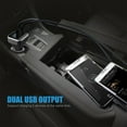 thumbnail image 3 of 4-in-1 Dual USB Car Charger Adapter, 3.1A Cigarette Lighter Voltage Volt Meter Monitor, Over Current Protection and Blue LED Display Voltage Amps & Temperature (Degrees Celsius), 3 of 8