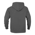 thumbnail image 3 of GrmtClth Hoodies for Men Classic Hooded Sweatshirt Trendy Long Sleeve Pullover Tops 2025 Fall Oversized Outerwear with Pockets Gray S, 3 of 4