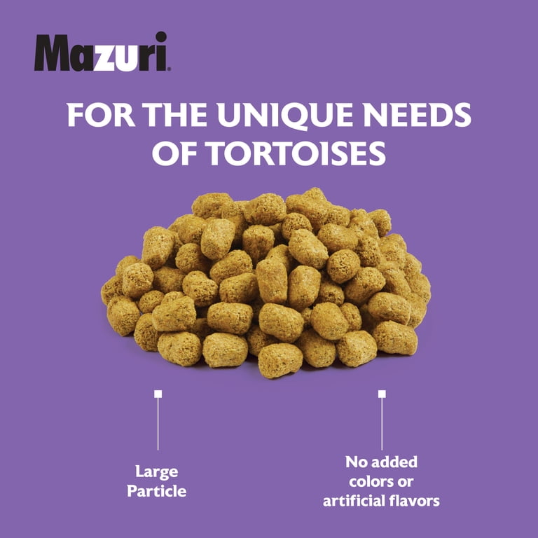 Mazuri Reptile Food Pellets, Diet for Adult & Star Tortoises